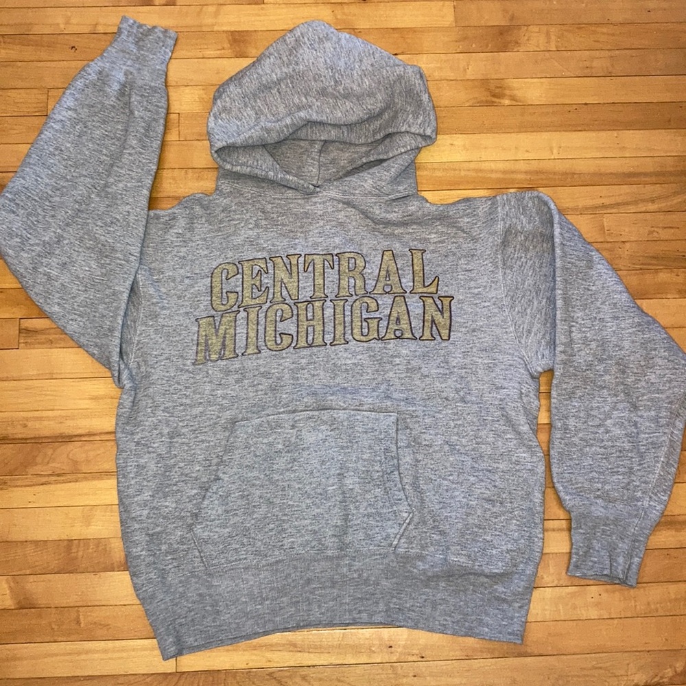 Vintage Central Michigan CMU Hoodie Sweatshirt